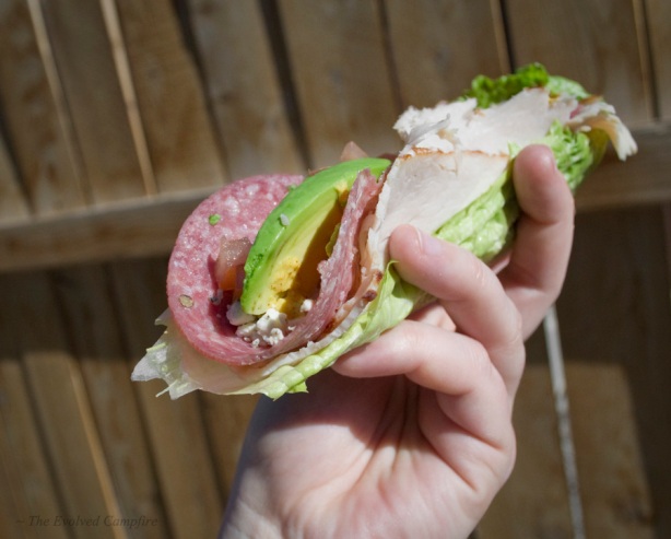 Paleo Lunch Meat Taco Boat