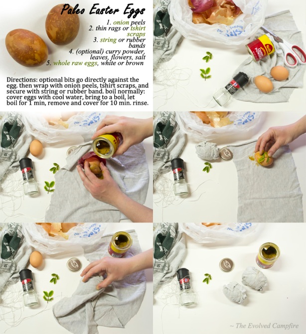 Natural Paleo Dyed Easter Eggs